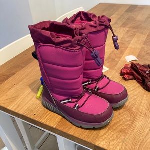 Girls Land’s End Winter Boots Size 3